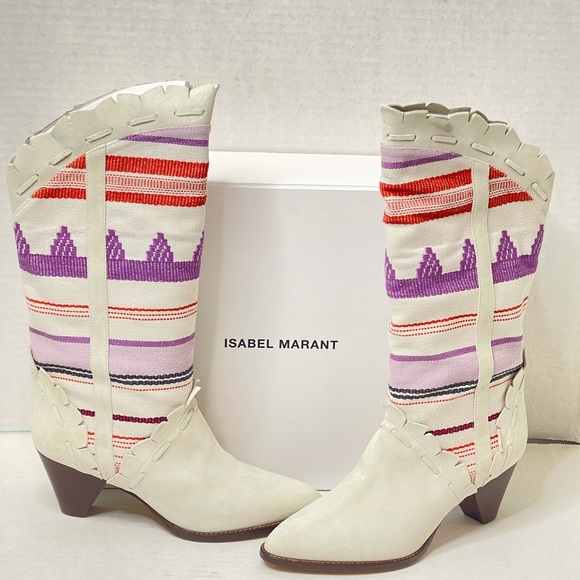 Isabel Marant Shoes - Isabel Marant Leesta Heeled Cowboy Boots